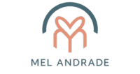 Logo de Mel Andrade, consultora de comunicación personal y profesional.